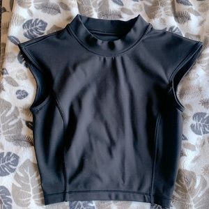 Lululemon Mock Neck Crop Top